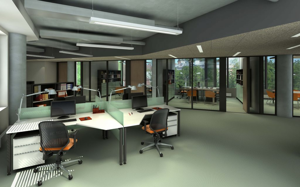 Image of office building that used Orem commercial carpet cleaning